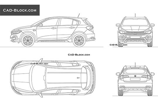 Fiat Tipo Cross - free CAD file