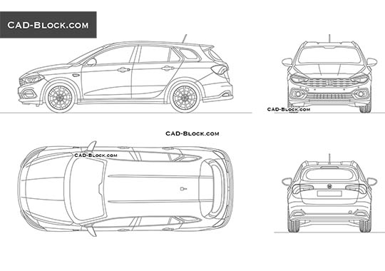 Fiat Tipo Station Wagon - free CAD file