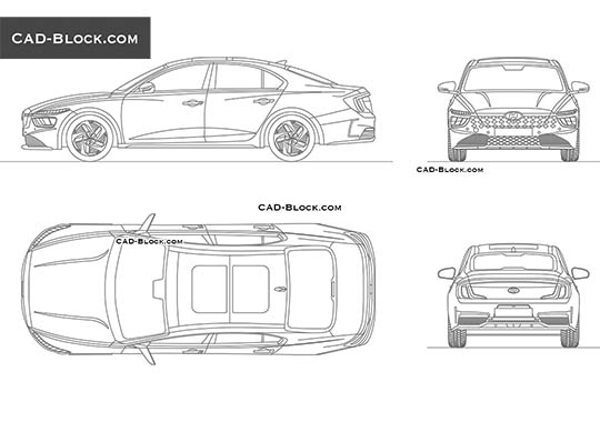 Hyundai Mistra EV - download vector illustration