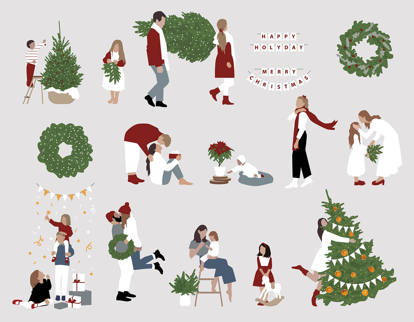 Christmas - Vector Illustration - 1