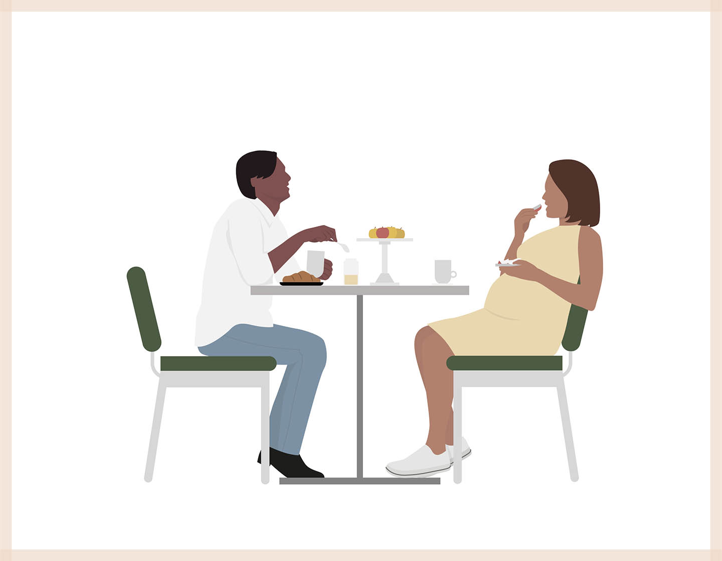 People Eating (Pack 2) - Vector Illustration - 3