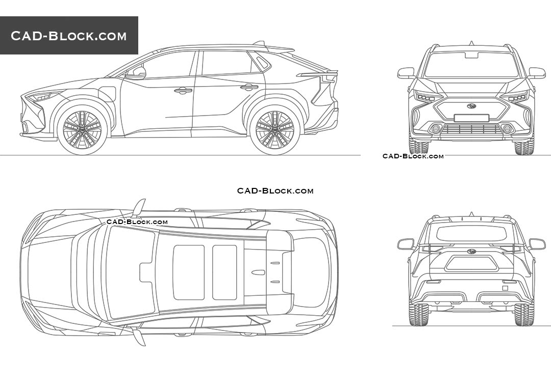 Subaru Solterra - CAD Blocks, AutoCAD file