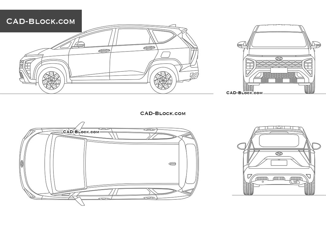 Hyundai Stargazer Prime IVT - CAD Blocks, AutoCAD file