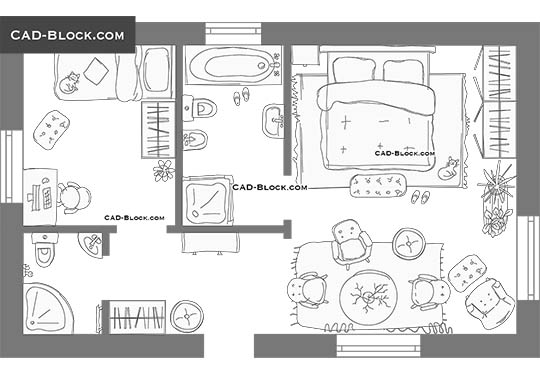 Sketch Set for Plans - download vector illustration