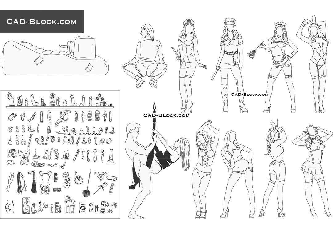 Adult Toys - CAD Drawings - 2