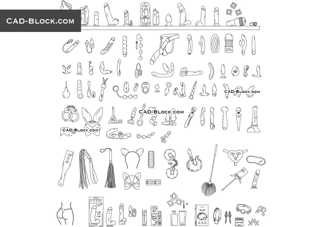 Adult Toys - CAD Drawings