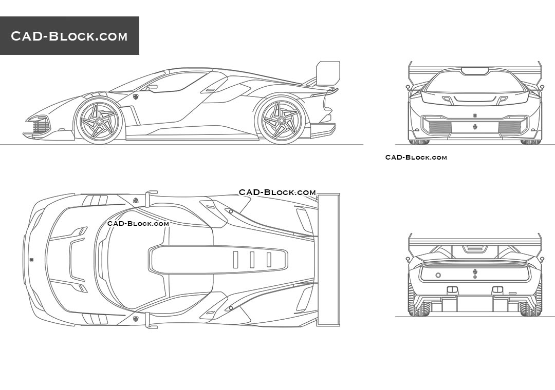 Ferrari KC23 - CAD Blocks, AutoCAD file