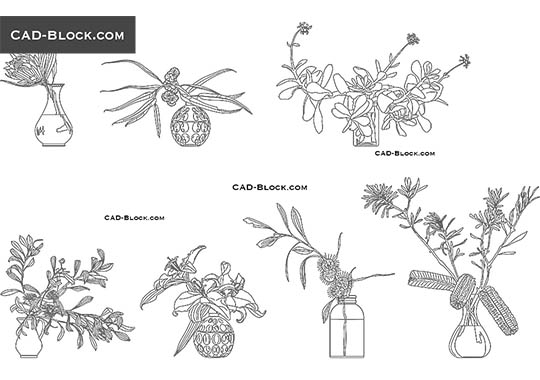 Floral Still Life - download vector illustration