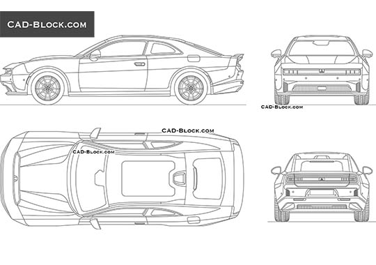 Dodge Charger Daytona - download vector illustration