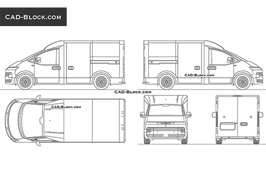 Iveco eMoovy Chassis Cab - download vector illustration