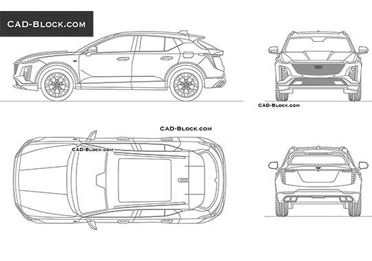 Cadillac GT4 - download vector illustration