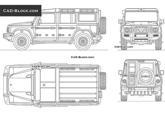 INEOS Grenadier Trialmaster - download vector illustration