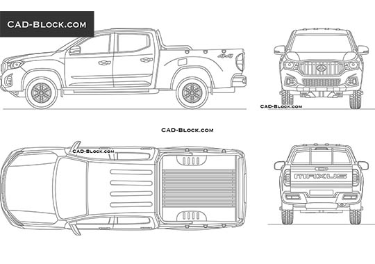 Maxus T60 - download vector illustration